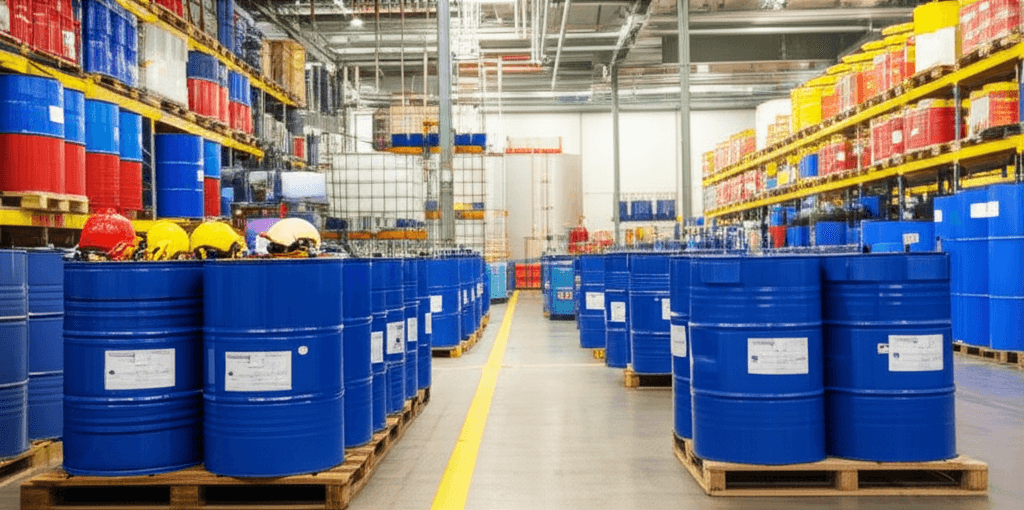 危険物乙4を活かせる職種と仕事内容の解説イラスト