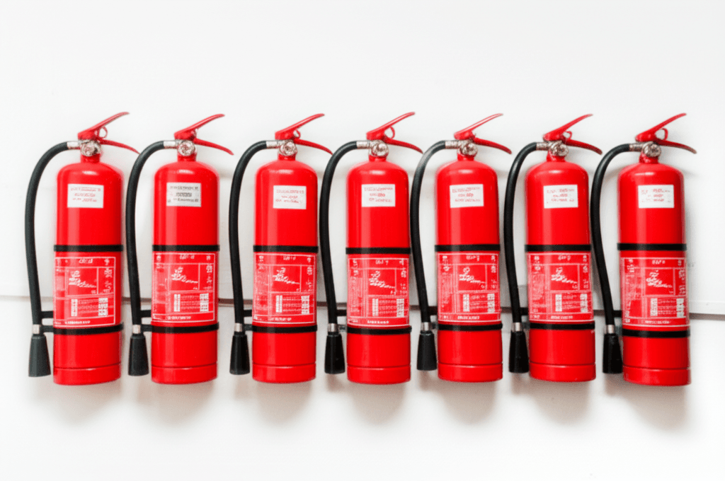 泡消火器のイメージ